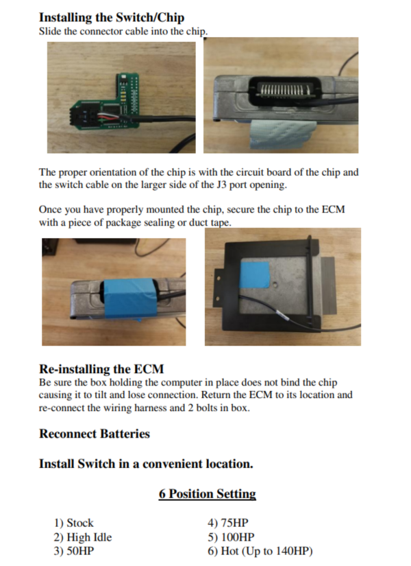 7.3L Power Stroke (2002-2003) ECM Tuner #22709
